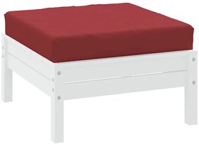 Almofadão p/ móveis de paletes 60x60x9,5 cm oxford vermelho-tinto