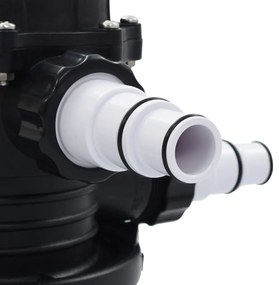Válvula multiportas para filtro de areia ABS 38 mm 6-vias