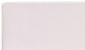 Cama de solteiro em veludo rosa 90 x 200 cm TEENIE Beliani