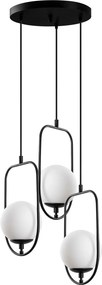 Candeeiro de Teto Skew – Preto – 55 cm x 185 cm