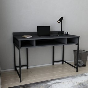 Secretária de Estudo Alma - Preto Antracite - 120x60x74,8 cm