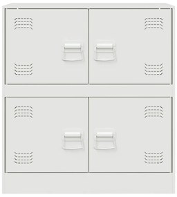 Aparador 67x39x73 cm aço branco