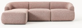 Sofá de canto modular em bouclé Sofia (3 lugares)
