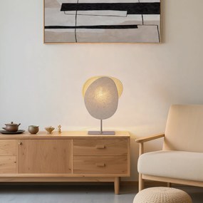 Candeeiro de Mesa Japandi Bege - Organica