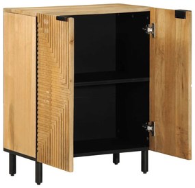 vidaXL Aparador castanho 60x33x75 cm madeira de mangueira maciça
