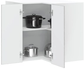 vidaXL Armário canto parede cozinha Lucca madeira cinzento sonoma