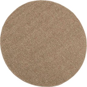 vidaXL Tapetes de área Redondo HUARTE Natural Ø 160 CM Poliéster