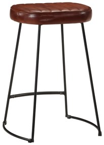 Bancos de bar 2 pcs 41x29x62 cm castanho-escuro