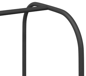Porte-Roupas com Prateleiras Carvalho Preto 100x44x160 cm