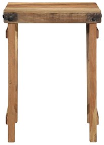 Mesa de Jantar vidaXL 55x60x76 cm em Madeira Recuperada