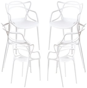 Pack 6 Cadeiras Korme - Branco