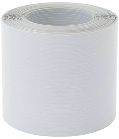 Telas privacidade p/ jardim 10 pcs 252,5x19 cm PVC cinza claro