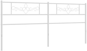Cabeceira de cama 193 cm metal branco