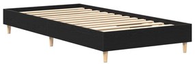 Estrutura de Cama vidaXL 90x190 cm em Madeira de Carvalho Preto