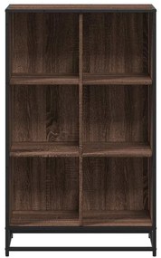 Estante 65,5x33x107,5 cm derivados de madeira carvalho castanho