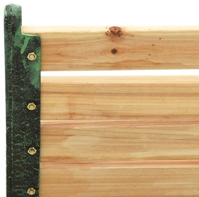 Banco de jardim 116 cm ferro fundido e madeira de abeto maciça