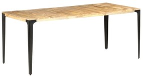 vidaXL Mesa de jantar 180x90x76 cm madeira de mangueira maciça