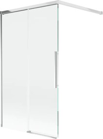 Mexen Rox divisória de duche de 2 painéis deslizante 120 x 150 cm, transparente, cromado - 8C9-120-003-01-00