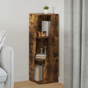 vidaXL Prateleira Lateral Carvalho Defumado 33 x 32 x 100,5 cm