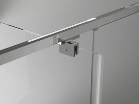 Mexen Exo-BR cabine de duche com dobradiça 90 x 90 cm, transparente, cromada - 8181-090-090-01-00