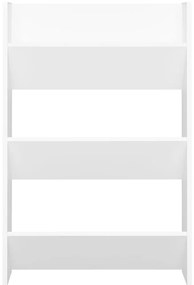 Sapateiras de parede 2 pcs 60x18x90 cm contraplacado branco