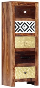vidaXL Móvel lateral 40x30x110 cm madeira acácia maciça