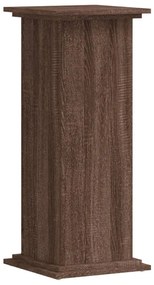 Suporte p/ plantas 33x33x80 cm deriv. madeira carvalho castanho