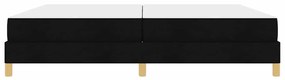 Cama Box Preto, Marrom 200 x 200 cm