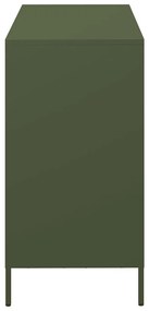 Aparador 101,5x39x73,5 cm aço laminado a frio verde-azeitona
