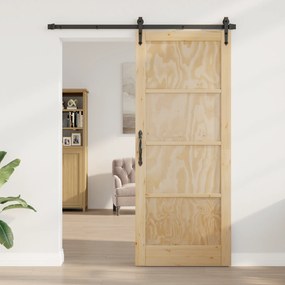 vidaXL Porta Interior 'ORKDAL'86x211x4 cm de Madeira Sólida de Pinho