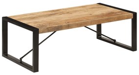 vidaXL Mesa de centro 120x60x40 cm madeira de mangueira maciça
