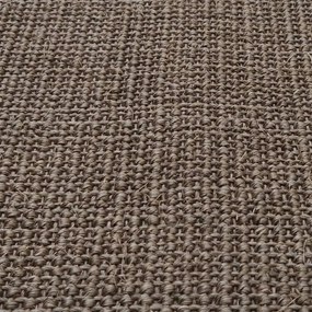 Tapete de sisal para poste arranhador 66x200 cm castanho