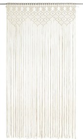 Cortina em macramé 140x240 cm algodão