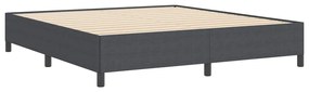 Estrutura de Cama vidaXL Cinza Escuro 180x200 cm Tecido Corduroy