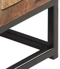 Móvel de TV 120x30x40 cm madeira recuperada maciça