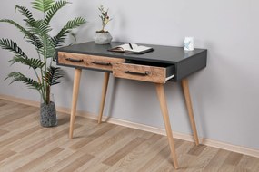 ****  
Secretária Milano – Antracite Carvalho – 105x79x55 cm

**