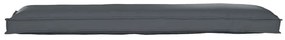 Almofada de Palete para Banco Antracite 150 x 40 x 8 cm, em Tecido Oxf