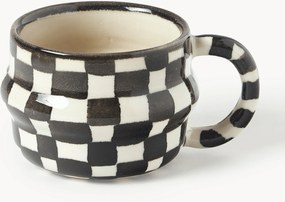 Canecas com padrão xadrez Ysia, conjunto de 4