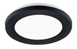 Candeeiro de teto preto 17 cm incl. LED regulável em 3 etapas IP44 - Lope Design
