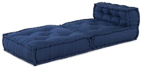 vidaXL Puff Modular Índigo 70x70x54 em Tecido