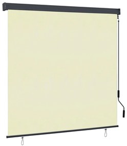 Estore de rolo para exterior 160x250 cm creme