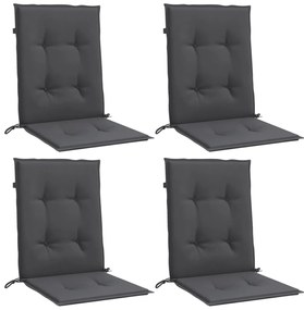 Almofadões lombares p/ cadeiras 4pcs 100x50x4cm mesclado tecido