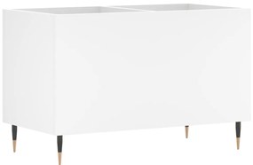 Armário para discos 74,5x38x48 cm derivados de madeira branco