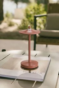 Lâmpada De Mesa Led Sem Fios Para Exterior Em Ferro Zuniga Terracota - Sklum