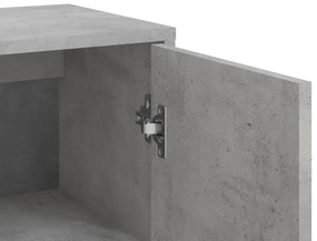 Aparadores 2 pcs 60x31x84 cm derivados madeira cinzento cimento