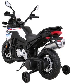 Mota elétrica para Crianças 12V BMW F850 GS Rodas Espuma EVA Branca