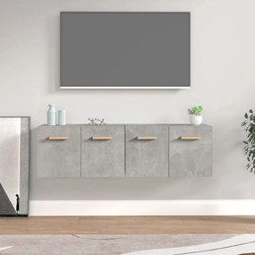 3115631 vidaXL Armário parede 2 pcs 60x36,5x35 cm madeira proce. cinza cimento