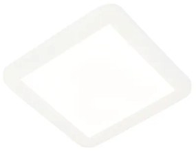 Candeeiro de teto branco 22,5cm com LED 3 níveis de intensidade IP44 - Steve