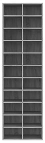 Sapateira 54x34x183 cm derivados de madeira cinzento sonoma