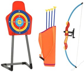 Conjunto tiro com arco infantil c/ arco flechas e alvo